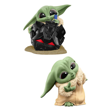 Star Wars Bounty Collection Pack de 2 Figuras Grogu Helmet Hijinks & Peek-A-Boo 6 cm