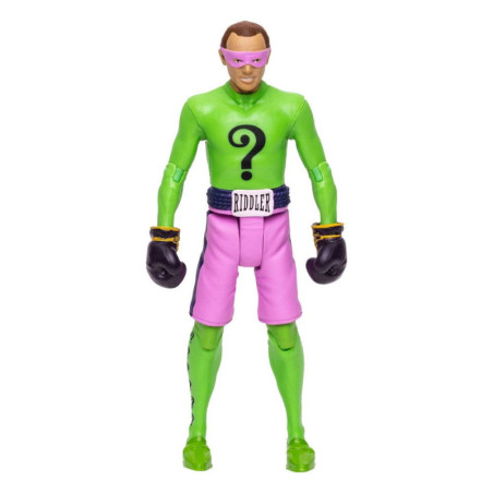 DC Retro Figura Batman 66 The Riddler in Boxing Gloves 15 cm