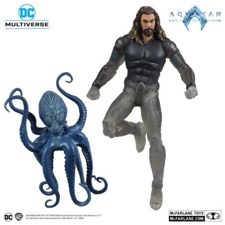 Aquaman y el Reino Perdido Figura DC Multiverse Aquaman (Stealth Suit with Topo) (Gold Label) 18 cm