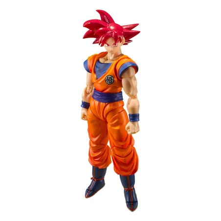 Dragon Ball Super Figura S.H. Figuarts Super Saiyan God Son Goku Saiyan God Instilled with the light of Reighteous Hearts 14 cm