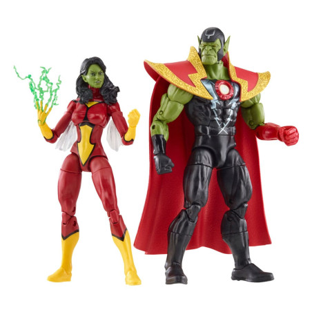 Avengers: Beyond Earth's Mightiest Marvel Legends Skrull Queen & Super-Skrull