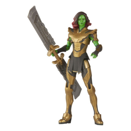 ¿Qué pasaría si...? Marvel Legends Figura Warrior Gamora (BAF: Hydra Stomper) 15 cm